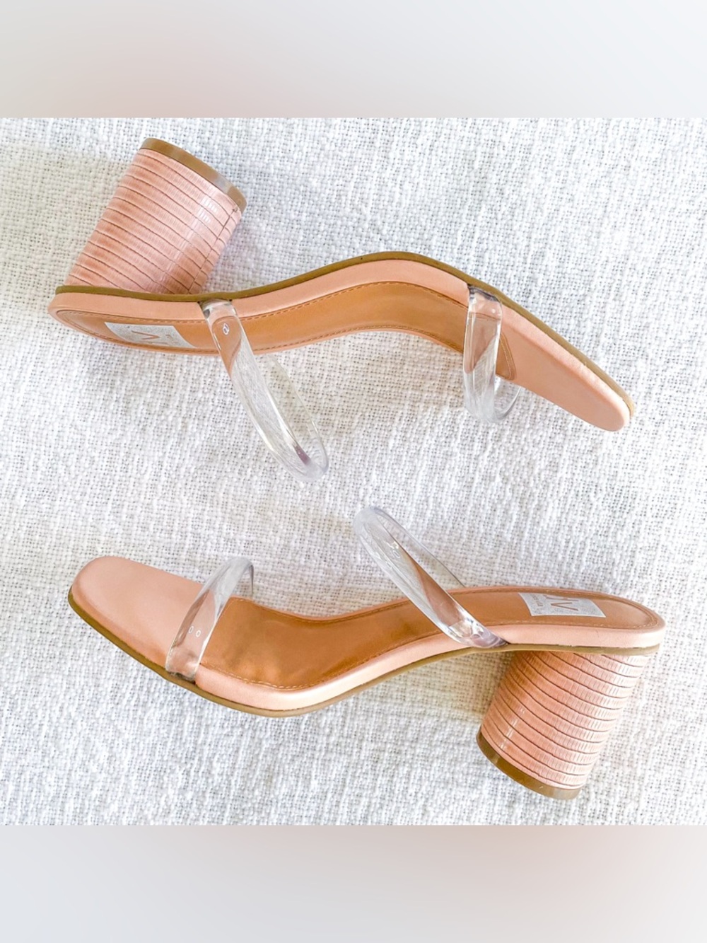 Dolce Vita neutral strappy heels. - Picture 8 of 13